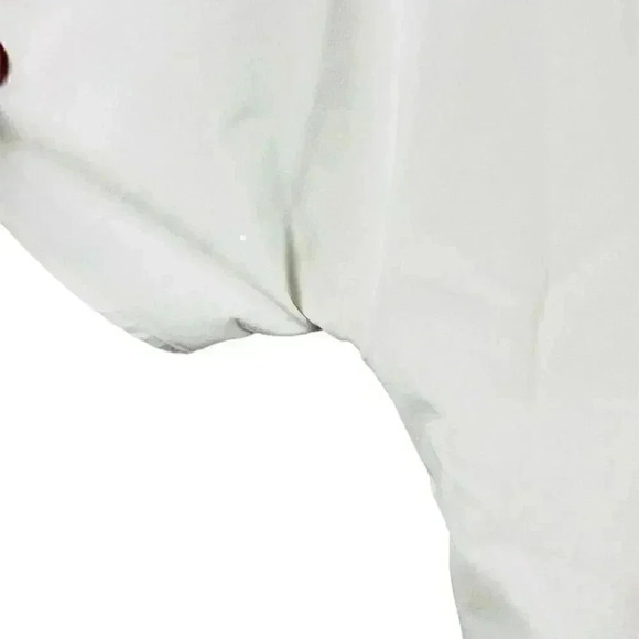 Banana Republic BR Sport Women M White Oversized T-Shirt Short Sleeve Crew Neck - Picture 6 of 6